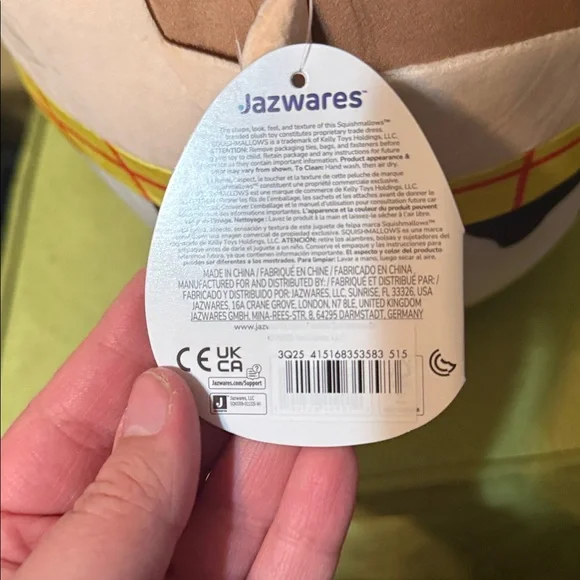 Squishmallow Disney Pixar Toy Story Woody - Picture 8 of 10
